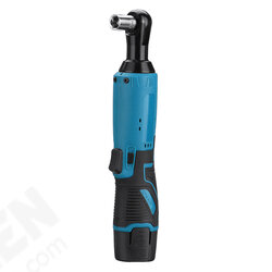 12V Right Angle Wrench LED 1500mAh Rechargeable Ratchet Wrench Car Repair Tool W/ 1/2pcs Battery 12V Right Angle Wrench LED 1500mAh Rechargeable Ratchet Wrench Car Repair Tool W/ 1/2pcs Battery