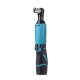 12V/18V/28V 57N.m 90° Electric Right Angle Ratchet Wrench Set 1500mAh Battery With Flashlight