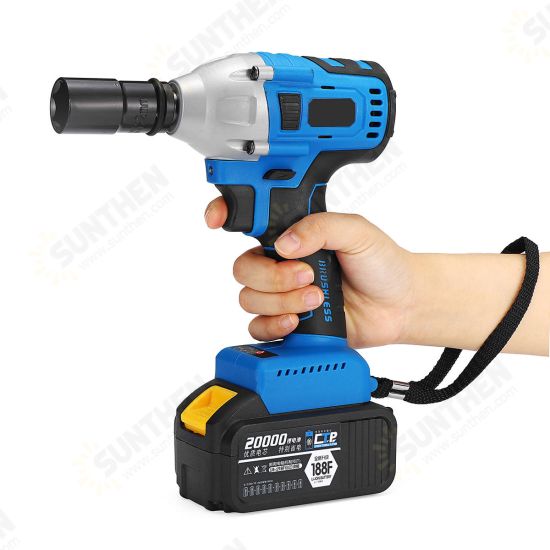 15000-30000mAH Cordless Impact Wrench Brushless Electric Wrench 1/2inch Socket Tool