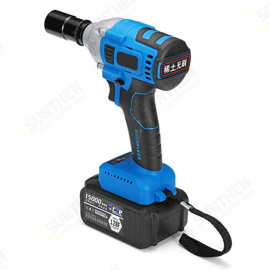 15000-30000mAH Cordless Impact Wrench Brushless Electric Wrench 1/2inch Socket Tool