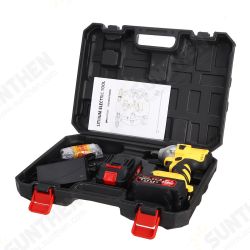 158VF 19800mAh Cordless Brushless Impact Wrench Power Driver Electric Wrench Socket Battery Hand Drill Installation Power Tools 158VF 19800mAh Cordless Brushless Impact Wrench Power Driver Electric Wrench Socket Battery Hand Drill Installation Power Tools