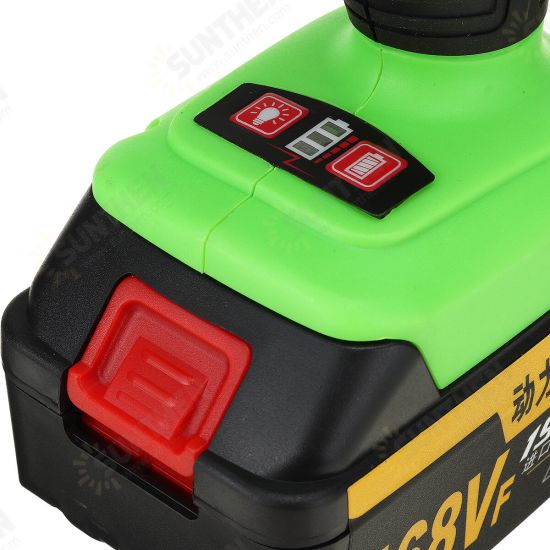 168VF 19800mAh 330NM Electric Impact Wrench Li-ion Battery Rechargeable Power Tool