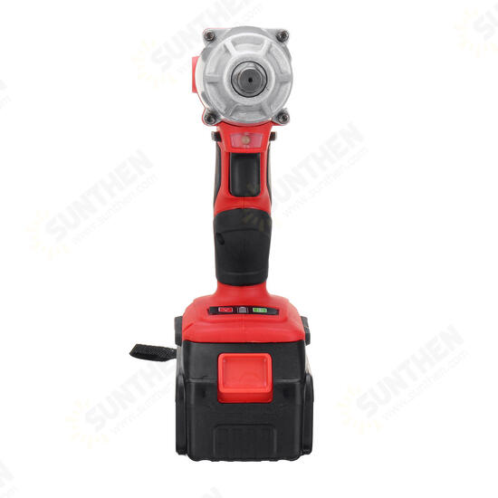 168VF 19800mAh LED Electric Cordless Impact Wrench Li-ion Power Torque Drill Screwdriver