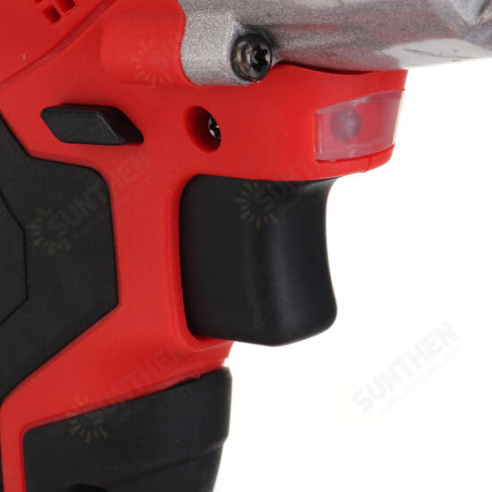 168VF 19800mAh LED Electric Cordless Impact Wrench Li-ion Power Torque Drill Screwdriver