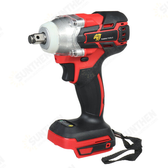 168VF 520Nm High Torque Electric Cordless Brushless Impact Wrench Tool with Rechargeable Battery