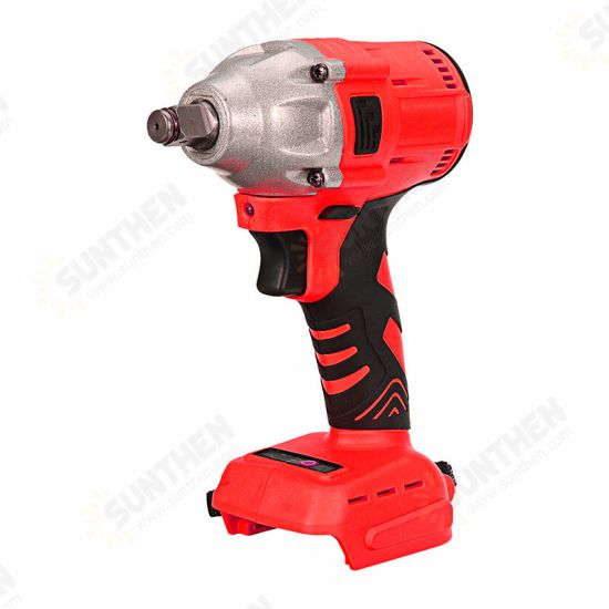 18V 1/2inch 10000mAh Brushless Cordless Impact Wrench 350Nm Electric Drilling Tool with LED Light