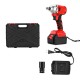 18V 1/2inch 10000mAh Brushless Cordless Impact Wrench 350Nm Electric Drilling Tool with LED Light