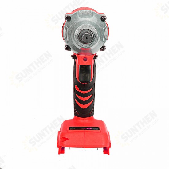 18V 1/2inch 10000mAh Brushless Cordless Impact Wrench 350Nm Electric Drilling Tool with LED Light