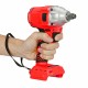 18V 1/2inch 10000mAh Brushless Cordless Impact Wrench 350Nm Electric Drilling Tool with LED Light