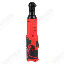 18V 45NM Cordless Eletctric Ratchet Wrench 3/8 Inch Li-ion Battery Powered Right Angle Wrench With 2Pcs Sockets 2 Batteries With LED Light 18V 45NM Cordless Eletctric Ratchet Wrench 3/8 Inch Li-ion Battery Powered Right Angle Wrench With 2Pcs Sockets 2 Batteries With LED Light