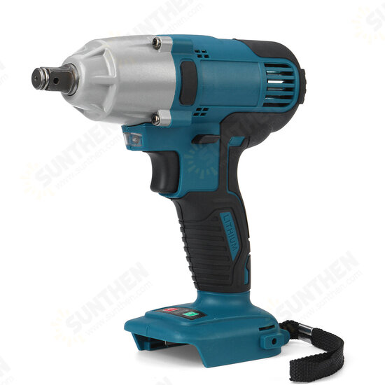 18V 480N.m. Li-Ion Cordless Impact Wrench Driver 1/2inch Brushed Electric Wrench Replacement for Makita Battery