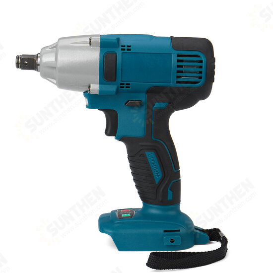 18V 480N.m. Li-Ion Cordless Impact Wrench Driver 1/2inch Brushed Electric Wrench Replacement for Makita Battery