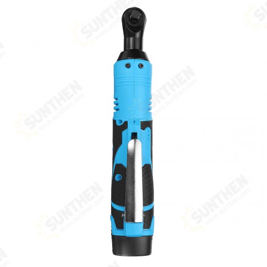 18V 60N.m 3/8 Inch Cordless Electric Wrench Power 90 Degree Right Angle Wrench Ratchet Wrench Tool Battery Charger Kit 18V 60N.m 3/8 Inch Cordless Electric Wrench Power 90 Degree Right Angle Wrench Ratchet Wrench Tool Battery Charger Kit