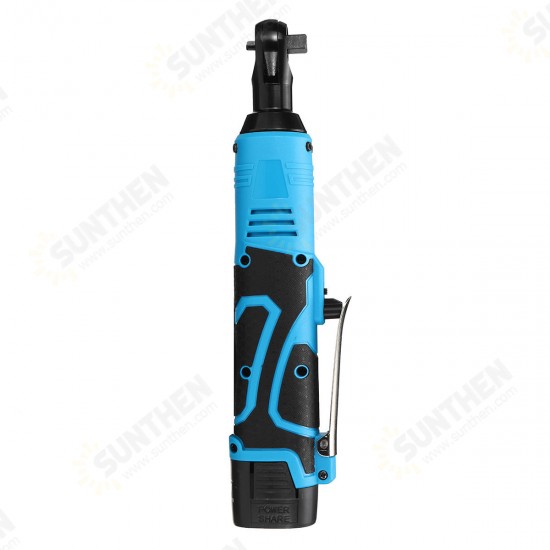 18V 60N.m 3/8 Inch Cordless Electric Wrench Power 90 Degree Right Angle Wrench Ratchet Wrench Tool Battery Charger Kit 18V 60N.m 3/8 Inch Cordless Electric Wrench Power 90 Degree Right Angle Wrench Ratchet Wrench Tool Battery Charger Kit