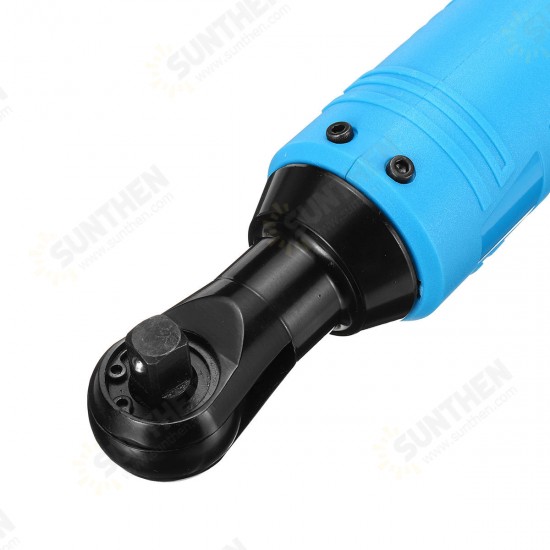 18V 60N.m 3/8 Inch Cordless Electric Wrench Power 90 Degree Right Angle Wrench Ratchet Wrench Tool Battery Charger Kit 18V 60N.m 3/8 Inch Cordless Electric Wrench Power 90 Degree Right Angle Wrench Ratchet Wrench Tool Battery Charger Kit