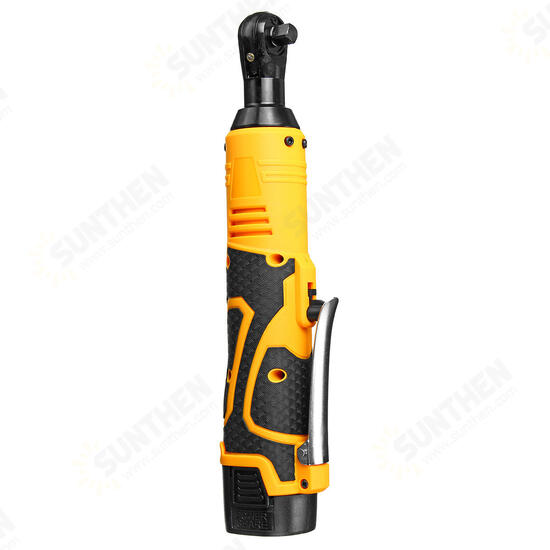 18V Power Cordless Ratchet Wrench Li-ion Electric Wrench 4200mah Max. Torque 65 Compact Size Battery and Charger