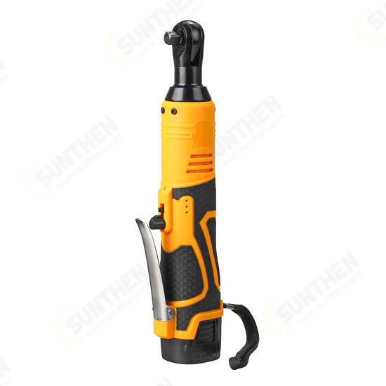 18V Power Cordless Ratchet Wrench Li-ion Electric Wrench 4200mah Max. Torque 65 Compact Size Battery and Charger