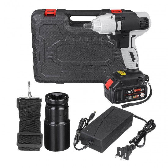 19800mAh Lithium Battery Wrench Multifunctional 300N.m Electric Cordless Impact Wrench