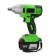 198VF 19800mAh Electric Cordless Impact Wrench LED Lighting Screwdriver Drill Torque Repair Tool