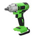 198VF 19800mAh Electric Cordless Impact Wrench LED Lighting Screwdriver Drill Torque Repair Tool