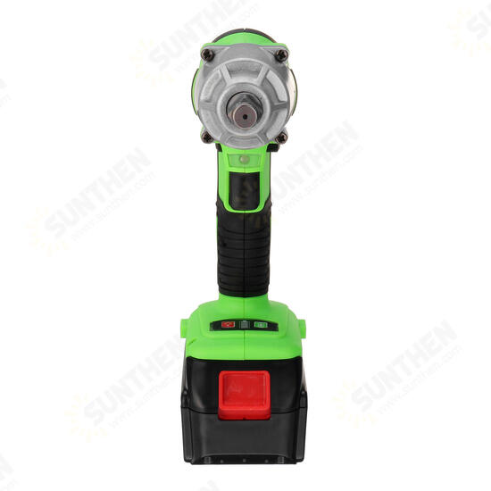 198VF 19800mAh Electric Cordless Impact Wrench LED Lighting Screwdriver Drill Torque Repair Tool