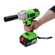 198VF 19800mAh Electric Cordless Impact Wrench LED Lighting Screwdriver Drill Torque Repair Tool