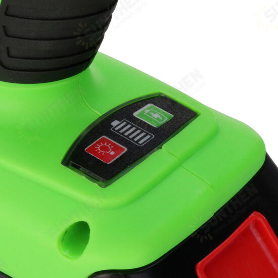 198VF 19800mAh Electric Cordless Impact Wrench LED Lighting Screwdriver Drill Torque Repair Tool