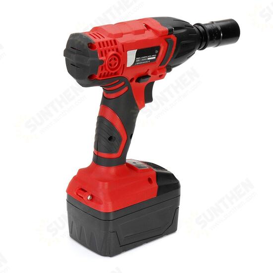 198VF 400Nm High Torque Cordless Electric Wrench W/ 1 or 2 Li-Ion Battery 1 Charger