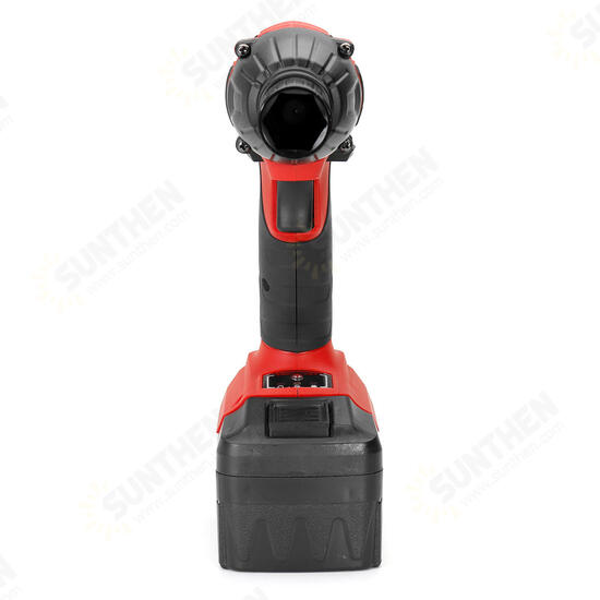 198VF 400Nm High Torque Cordless Electric Wrench W/ 1 or 2 Li-Ion Battery 1 Charger