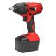 198VF 400Nm High Torque Cordless Electric Wrench W/ 1 or 2 Li-Ion Battery 1 Charger