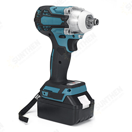 2 in1 18V 800N.m Electric Wrench Screwdriver Brushless Cordless Electric 1/2inchWrench 1/4inchScrewdriver W/ 2 Batteries