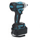 2 in1 18V 800N.m Electric Wrench Screwdriver Brushless Cordless Electric 1/2inchWrench 1/4inchScrewdriver W/ 2 Batteries