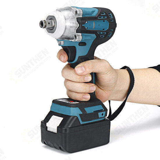 2 in1 18V 800N.m Electric Wrench Screwdriver Brushless Cordless Electric 1/2inchWrench 1/4inchScrewdriver W/ 2 Batteries