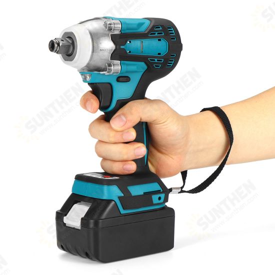 2 in1 18V 800N.m. Li-Ion Brushless Cordless Electric 1/2inch Wrench 1/4inch Screwdriver Drill