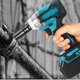 2 in1 18V 800N.m. Li-Ion Brushless Cordless Electric 1/2inch Wrench 1/4inch Screwdriver Drill