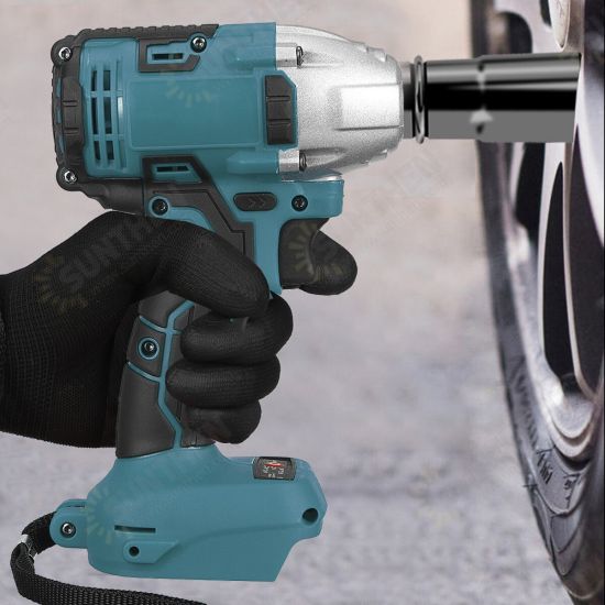 2 in1 520N.m. Li-Ion Brushless Cordless Electric 1/2inch Wrench 1/4inchScrewdriver Drill for Makita 18V Battery