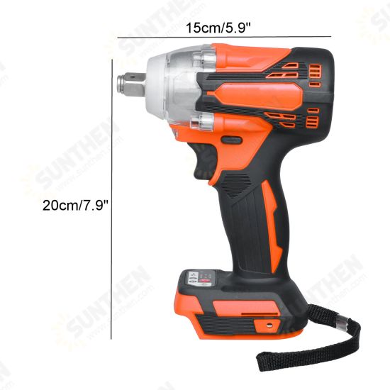 2 in1 800N.m. Li-Ion Brushless Cordless Electric 1/2inch Wrench 1/4inch Screwdriver Drill for Makita 18V Battery