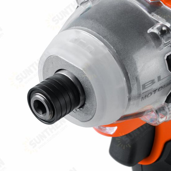 2 in1 800N.m. Li-Ion Brushless Cordless Electric 1/2inch Wrench 1/4inch Screwdriver Drill for Makita 18V Battery