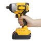 21V 320N.M 1/2inch Brushless Cordless Electric Impact Wrench W/ 2pcs Batteries