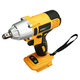 220V 98/128/168VF Electric Cordless Impact Wrench Drill LED Battery Sockets