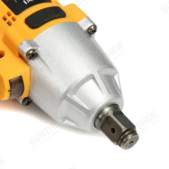 220V 98/128/168VF Electric Cordless Impact Wrench Drill LED Battery Sockets