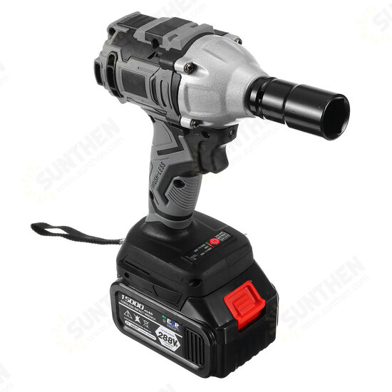 288VF 800N.M Cordless Brushless Electric Impact Wrench Tool W/ LED Light