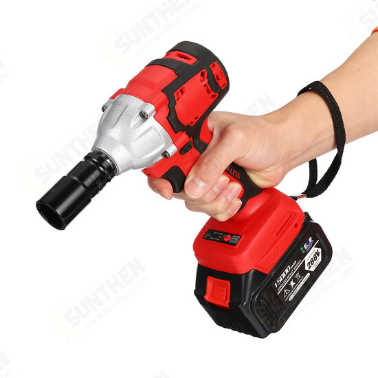 288VF 800N.M Cordless Brushless Electric Impact Wrench Tool W/ LED Light