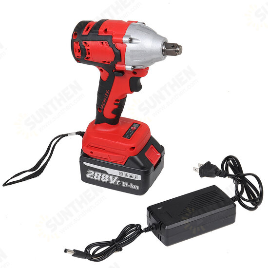 288VF Adjustable Speed Brushless Wrench Cordless Li-ion Battery Electrc Wrench With LED Light