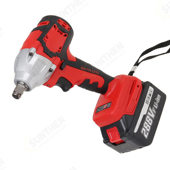 288VF Adjustable Speed Brushless Wrench Cordless Li-ion Battery Electrc Wrench With LED Light