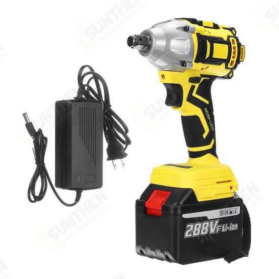 288VF Brushless Cordless Electric Wrench 520N.m 0-3000RPM Power Tool W/ 1pc Battery 288VF Brushless Cordless Electric Wrench 520N.m 0-3000RPM Power Tool W/ 1pc Battery