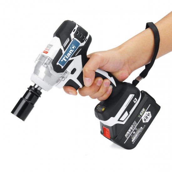 3 In 1 88V 10000mAH Power Drills Electric Screwdriver Brushless Electric Wrench 240-520NM Adjustable Stepless Speed Regulation