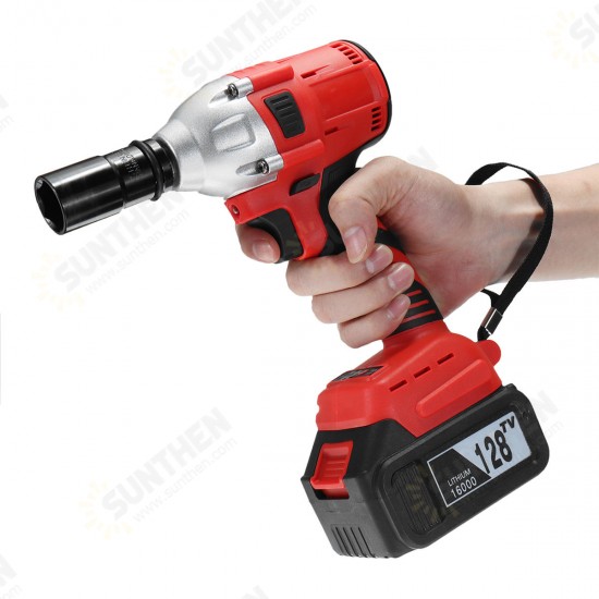 320N/M Brushless Electric Impact Wrench Socket Wrench with Lithium Battery & Charger