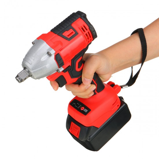 330NM 3000RPM Electric Cordless Brushless Impact Wrench W/ 1 or 2pcs Battery & 5pcs Sockets