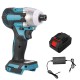 350N.M 18V Brushless Cordless Electric Impact Wrench Driver Screwdriver Power Tools W/ None/1/2 Battery For Makita